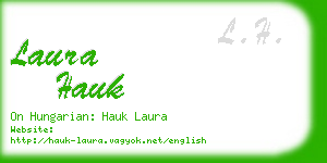 laura hauk business card